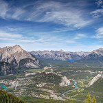 At top of Sulpher Mountain