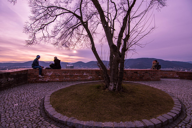Sunset on the Schlossberg