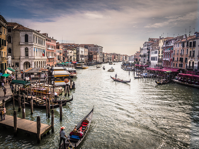 Venice View From Ponte di Rialto