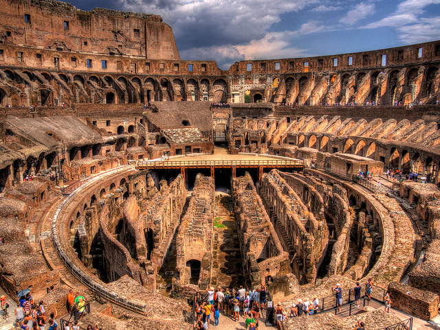 Inside the Colosseum
